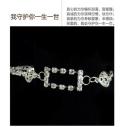 合金鑲鉆 韓國(guó)時(shí)尚個(gè)性手鏈 爪鉆手鏈 潮流生日手鏈
