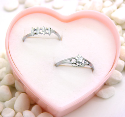 情侣戒指 姐妹一对创意韩版女戒子 钛钢姐妹指环首饰品