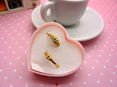 新款韩版姐妹时尚对戒 永久保色黄金戒指 满天星戒指 复古骨感指环