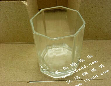 8607玻璃杯茶杯加厚果汁杯水晶杯耐热-八角杯--六B9-4-1