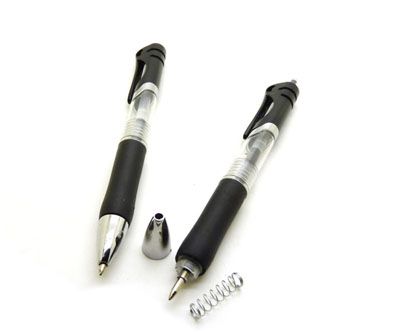高档签字笔0.5mm 新型碳素笔墨 按动...