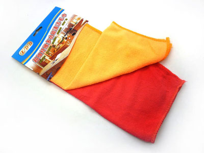 毛巾2条30X30擦车巾加厚超细纤维吸水纳米布清洁不掉毛（2条装）六B28-3-4-4-4