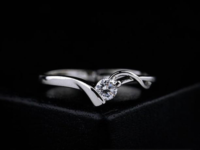 新款 钻石戒指女钻戒仿真戒子结婚指环女款八心八箭锆石-12号