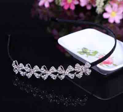 地球最低价韩版细镶钻珍珠发箍 头箍韩国 水钻简约甜美发卡六C4-1-4