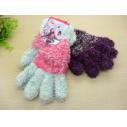韩国手套女士可爱时尚加厚毛圈保暖魔术手套 珊瑚绒冬季特价