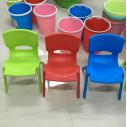 101加厚儿童靠背椅子 幼儿园塑料凳子成人可坐小凳子六B31-2-1