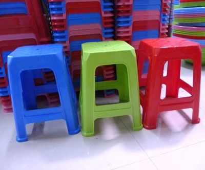 106加厚加大 塑料高凳 加厚彩色塑料凳...