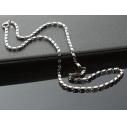 时尚钛钢男女情侣米珠项链吊坠配链不锈钢样式混搭B5-1-2