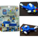 买贵10倍退款奇艺积木 塑料拼插玩具 大颗粒 拼插积木玩具拼装儿童玩具8001鲨鱼B26-4-1头