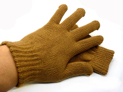 加厚仿羊绒保暖手套 冬季纯色针织手套