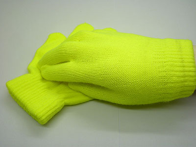 （中童）宝宝冬季户外运动防风手套 纯色手套大弹力针织手套六B20-1-3