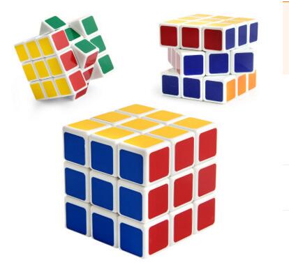 5.3CM三阶魔方益智小魔方科教玩具6色热转印迷你骰子方块B26-1-2