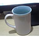 11.5*8.3cm陶瓷马克杯 数字亚光陶瓷杯A14-2-2