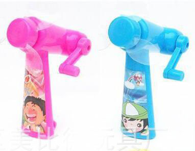 滑动手柄迷尔手摇风扇 儿童便携式手持风扇 夏季清凉玩具A21-1-1