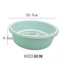 6025圆形家用塑料双层沥水篮 厨房工具多功能洗菜篮六B22-1-1