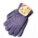 男女童通用五指全指手套针织毛线防寒保暖手套5号A13-3-上