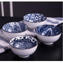 4.5寸潮州蜂窝防滑米饭彩陶瓷日式饭碗单个小碗釉碗（运输破损自理无售后）