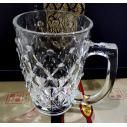 ZB62欧式无铅玻璃水杯浮雕啤酒洋酒杯甜品冷饮果汁杯子六B10-4-1
