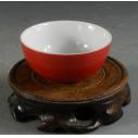 4.5寸红釉陶瓷韩式饭碗（运输破损自理无售后）