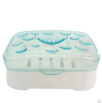 2209带盖香皂盒旅行便携皂盒肥皂透明皂托沥水防水置物250/箱六B17-3-2