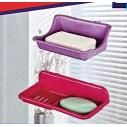 280吸盘香皂盒浴室吸盘皂盒香皂架沥水可爱肥皂盒160/件A1-3-3