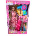 001新款33×20×5CM可换衣芭比娃娃玩具衣服盒装女孩过家家套装E6-3-4
