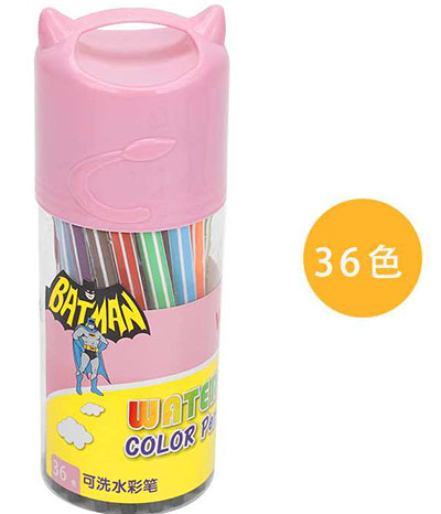 36色水彩笔套装彩色笔儿童笔安全手绘可水...