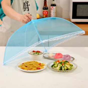 新款神器可折叠餐桌罩子方形食物菜罩44*44*23cm/B30-2-2