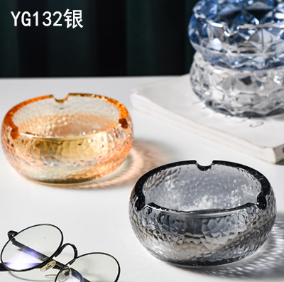 YG132玻璃欧式办公室大气水晶玻璃烟（...