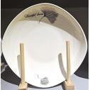 7英寸陶瓷菜碟水果盘方圆盘汤盘家庭创意餐盘六A4-3-1