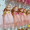时尚玩偶 创意小娃娃挂件 钥匙圈 小女孩玩具 长腿长裙23cm六A8-3-3