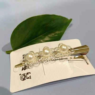 原件2.65元仿珍珠发夹 甜美超仙气一字...