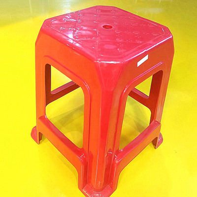 塑料凳子红色特高塑胶板凳B11-3-1