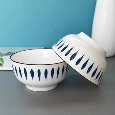 餐具碗碟套装网红景德镇陶瓷餐具创意日式风套装面碗家用陶瓷碗 （破损自理）
