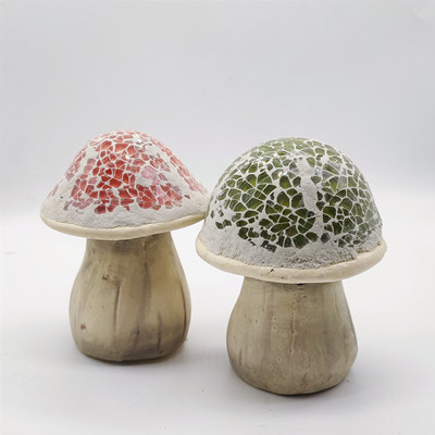 仿真蘑菇小摆件家居创意桌面摆设装饰（仿泥...