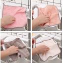 菠萝纹双面吸水抹布 加厚毛巾小方巾挂式擦手巾厨房洗碗布六B7-2-2