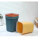 2031简约厨房垃圾桶家用客厅创意无盖压圈卫生间垃圾篓厕所方形垃圾桶六B29-2-1