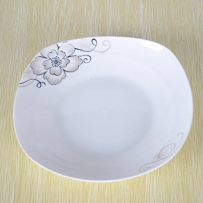 新款日式四方盘韩式创意家用陶瓷盘子西餐盘...