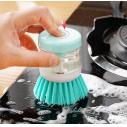 液压洗锅洗碗刷自动加液洗锅刷便利厨房清洁刷六B32-3-3