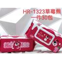 HR-1323草莓熊湿巾100抽30包/件六B7-3-1