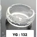 36個(gè)/件（透明色)YG132玻璃歐式辦公室大氣水晶玻璃煙六B17-2-1