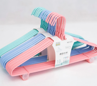 JQ-503衣架家用挂钩晾衣服架防滑挂衣...