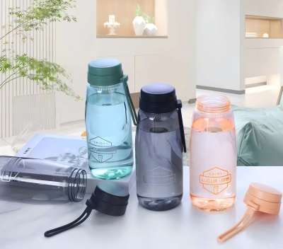 LK-2202塑料便携水杯子运动水壶防漏...