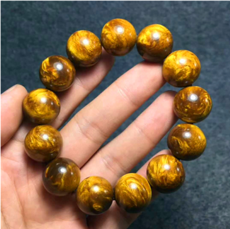 8mm金丝海柳佛珠手串男士文玩