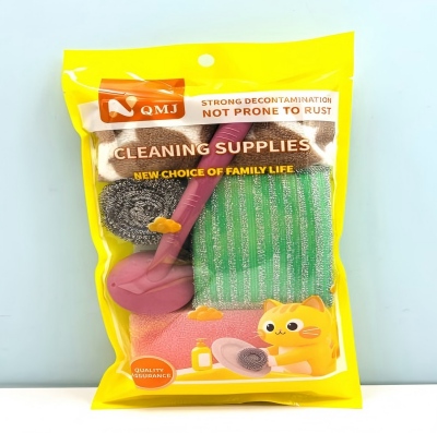 QMJ-2688一片毛巾+两个钢丝球+一...