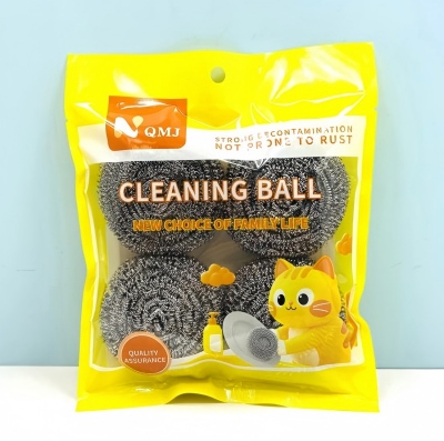 QMJ-2689大号四个装钢丝球清洁组合...