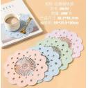 YEM-0670防滑防烫隔热垫pvc软胶杯垫碗垫大小花型卡通易清洗桌垫 288/件六B38-1-2